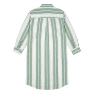 Smallable Kid - Gestreiftes Leya Hemdkleid | Minzgrün