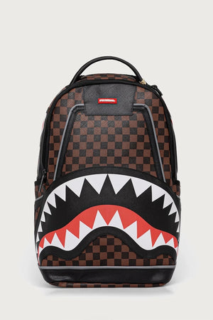 Sprayground - Brauner Rucksack mit Haien in Paris 910B7409NSZ