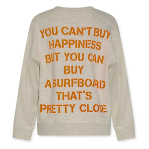 AO76 - Oscar Happiness Sweatshirt aus recycelter Baumwolle | Oatmeal