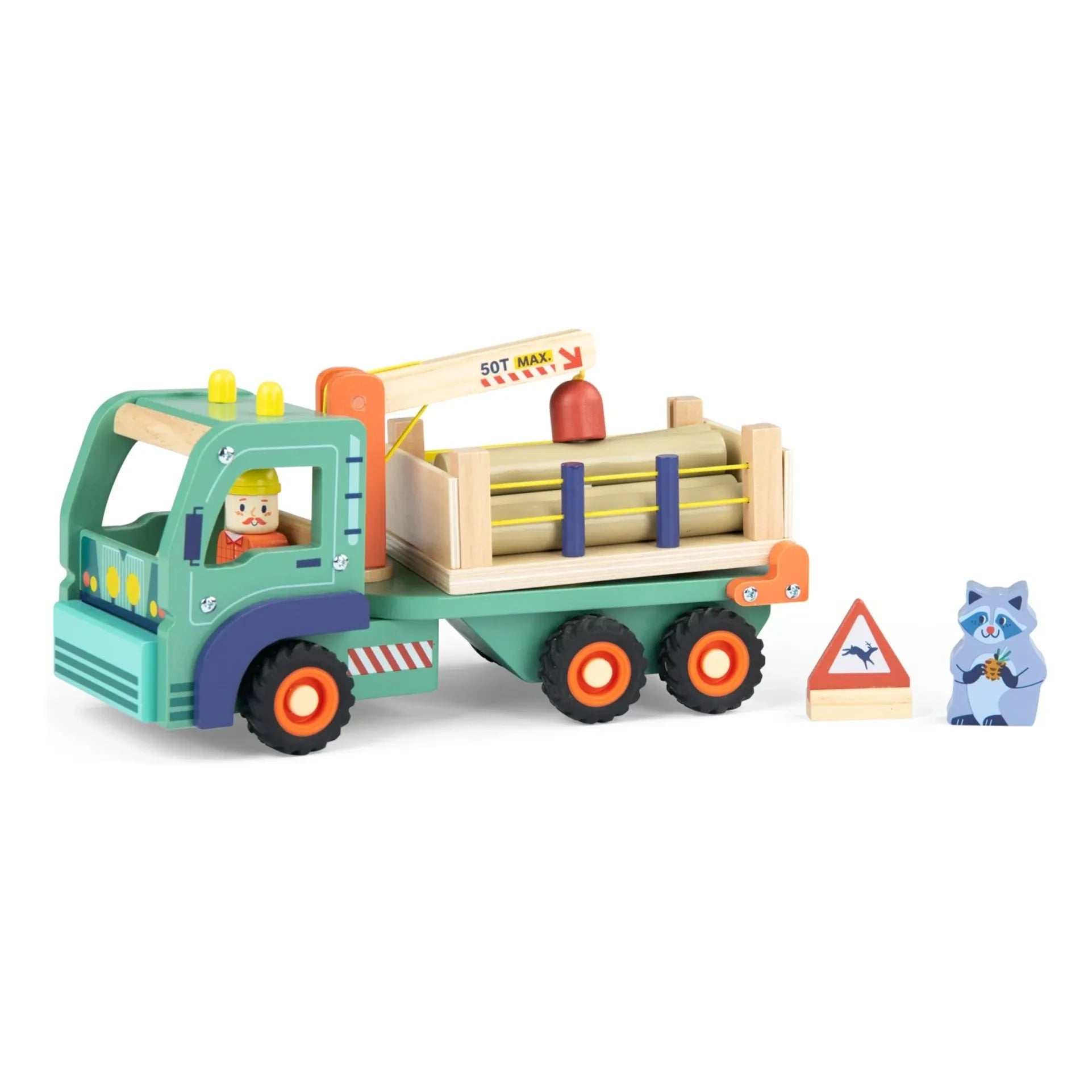 Moulin Roty - Lastwagen und Accessoires Wald | Grün