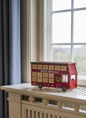 Bloomingville Mini - Edward Leuchtender Adventskalender | Rot