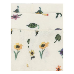 FUB - Bio-Baumwolle Extra Feines Netz Blumen Shorts | Ecru
