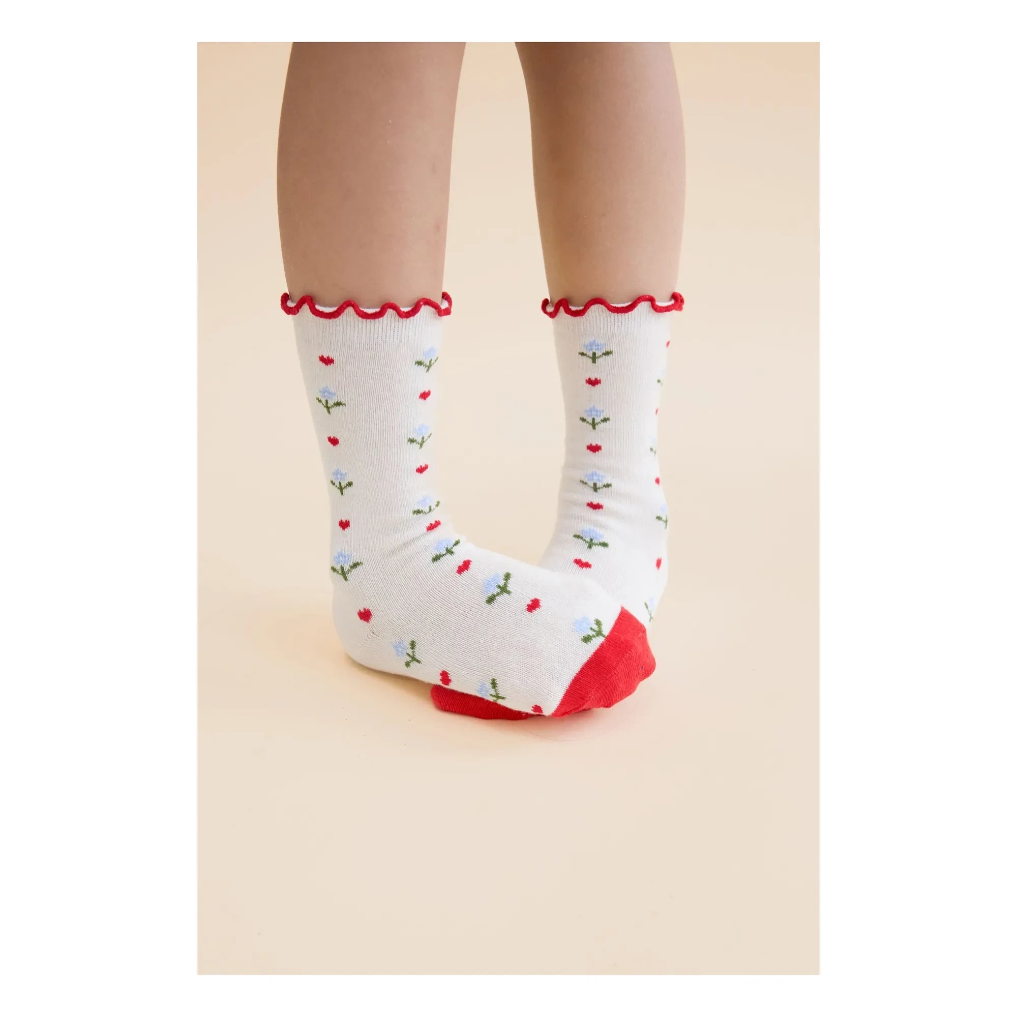 Flöss - 2 Paar Vibe Knot Socken | Hellblau