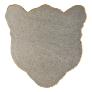 Doing Goods - Himani Leopard Kopf-Teppich | Braun