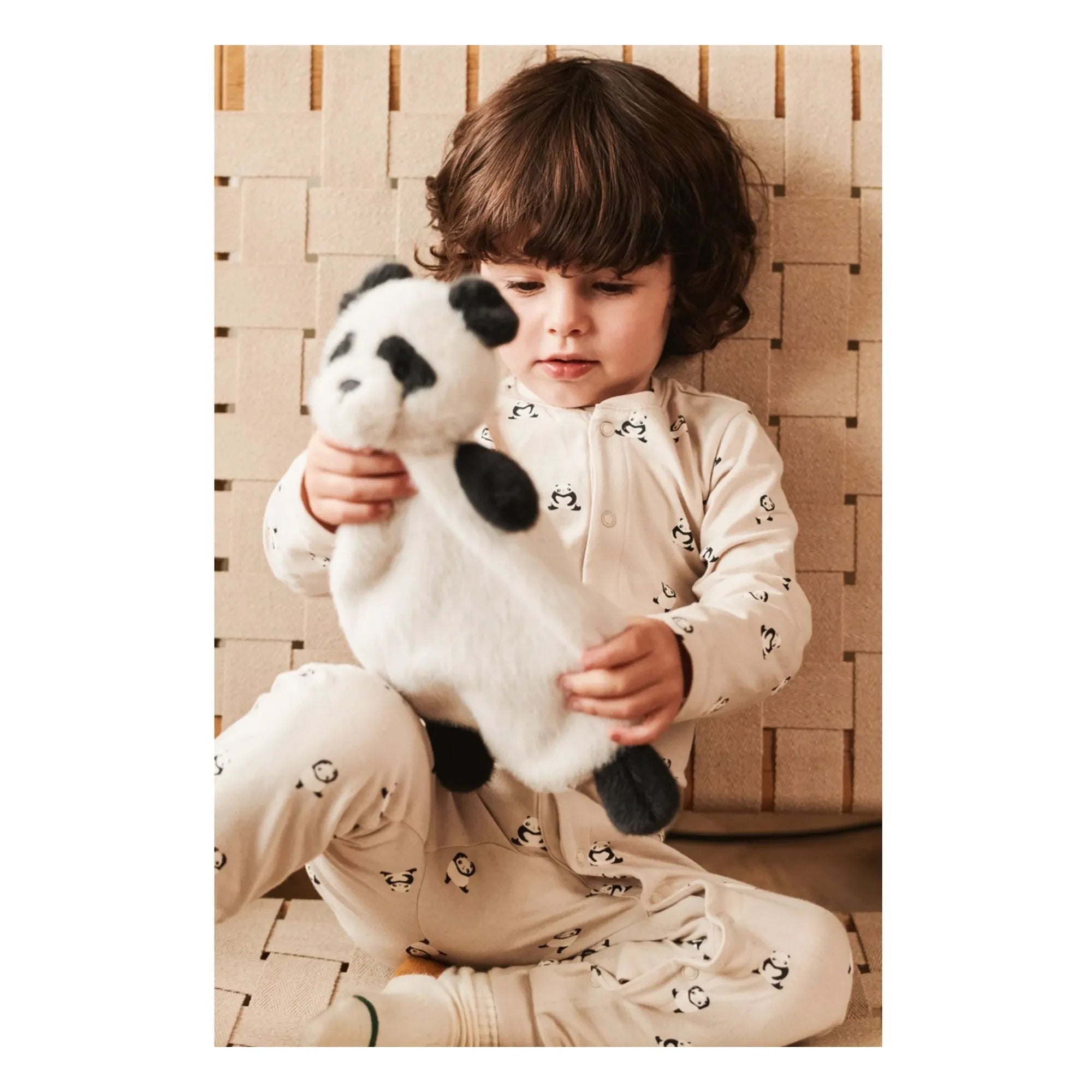 Liewood – Pyjama Birk Pandas Bio-Baumwolle | Beige