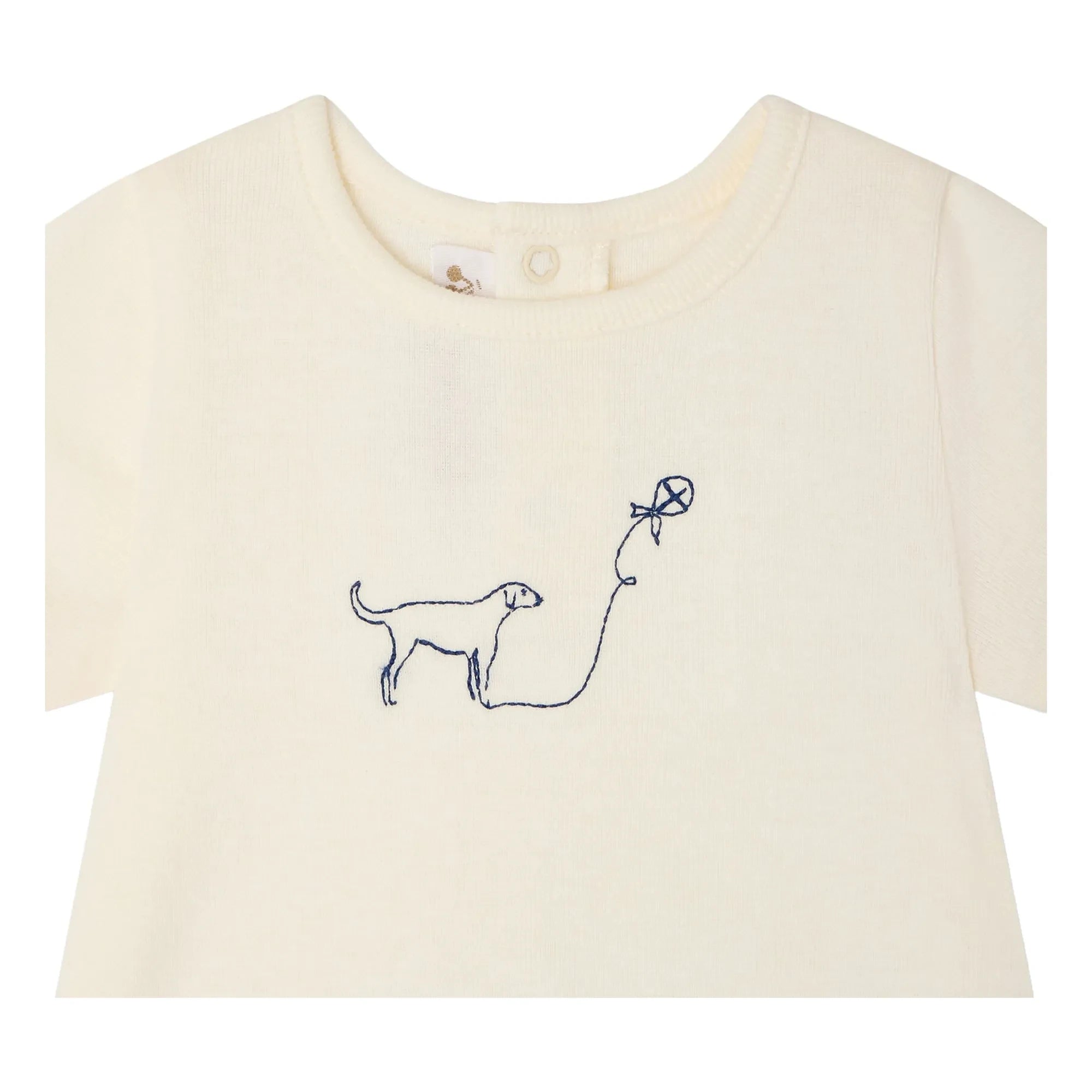 Bonpoint - Fanilo Set aus Bio-Baumwoll-T-Shirt und Shorts | Ecru