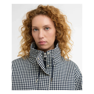 Barbour - Bronwyn Wasserdichte Karo-Jacke | Grau