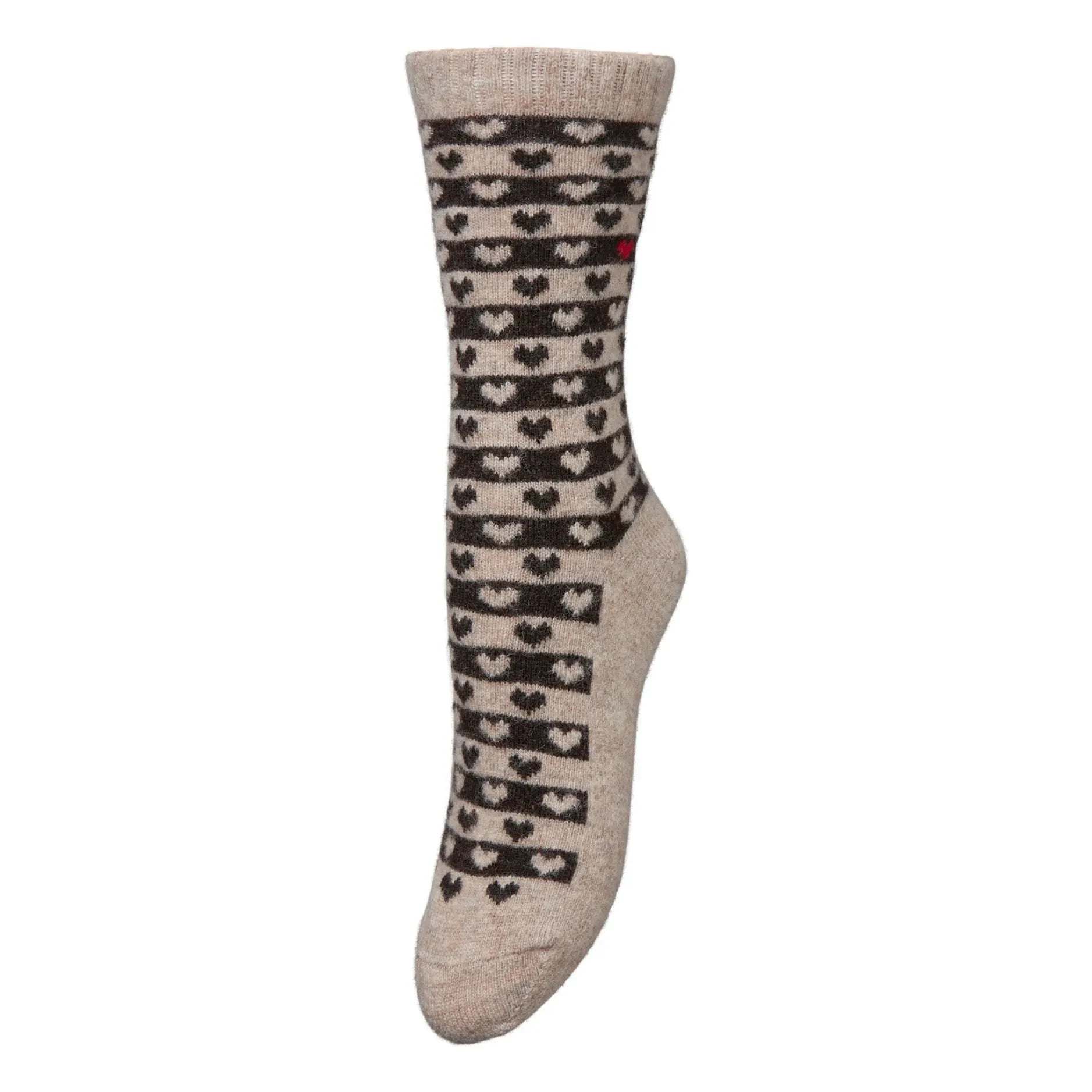 Becksöndergaard - Heart Wola Wollsocken | Beige