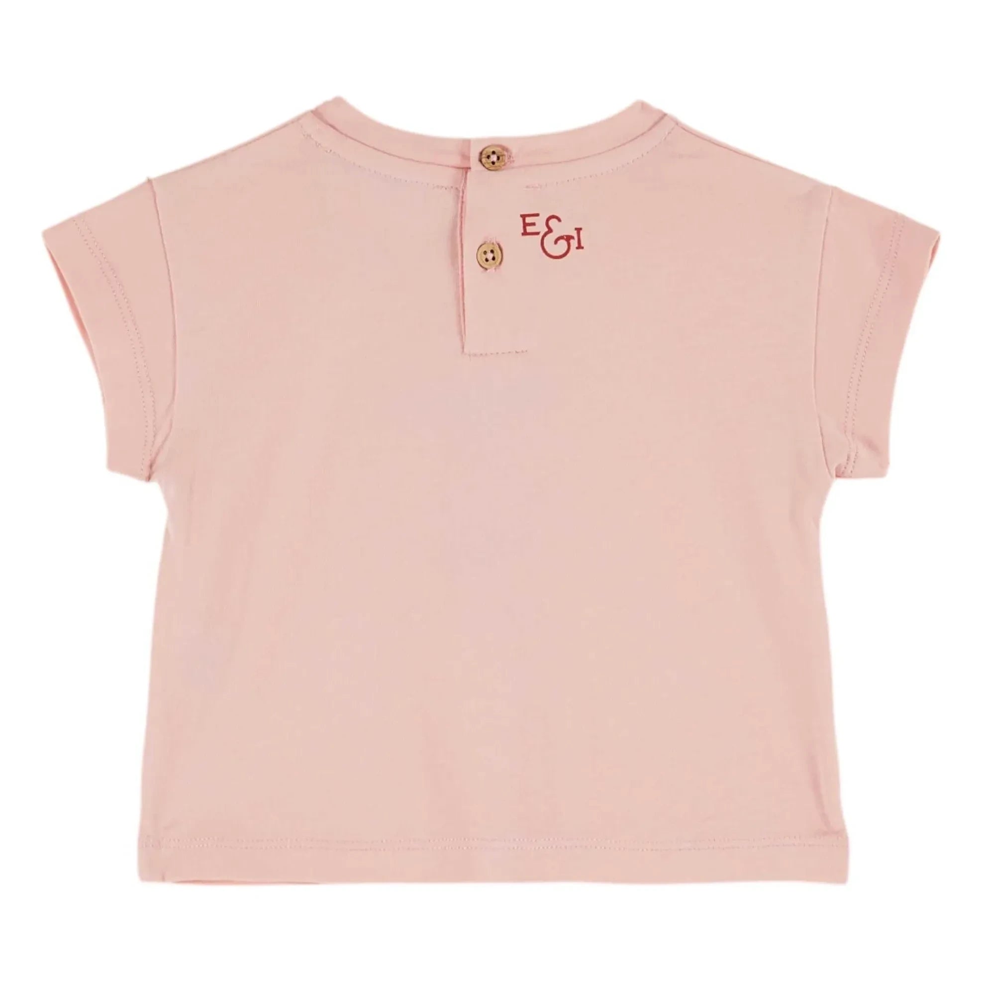 Emile et Ida - Sade Pink Fruit Bio-Baumwoll-T-Shirt