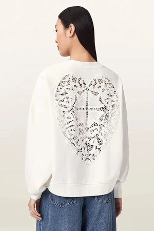 AllSaints kadın pamuklu sweatshirt ESME