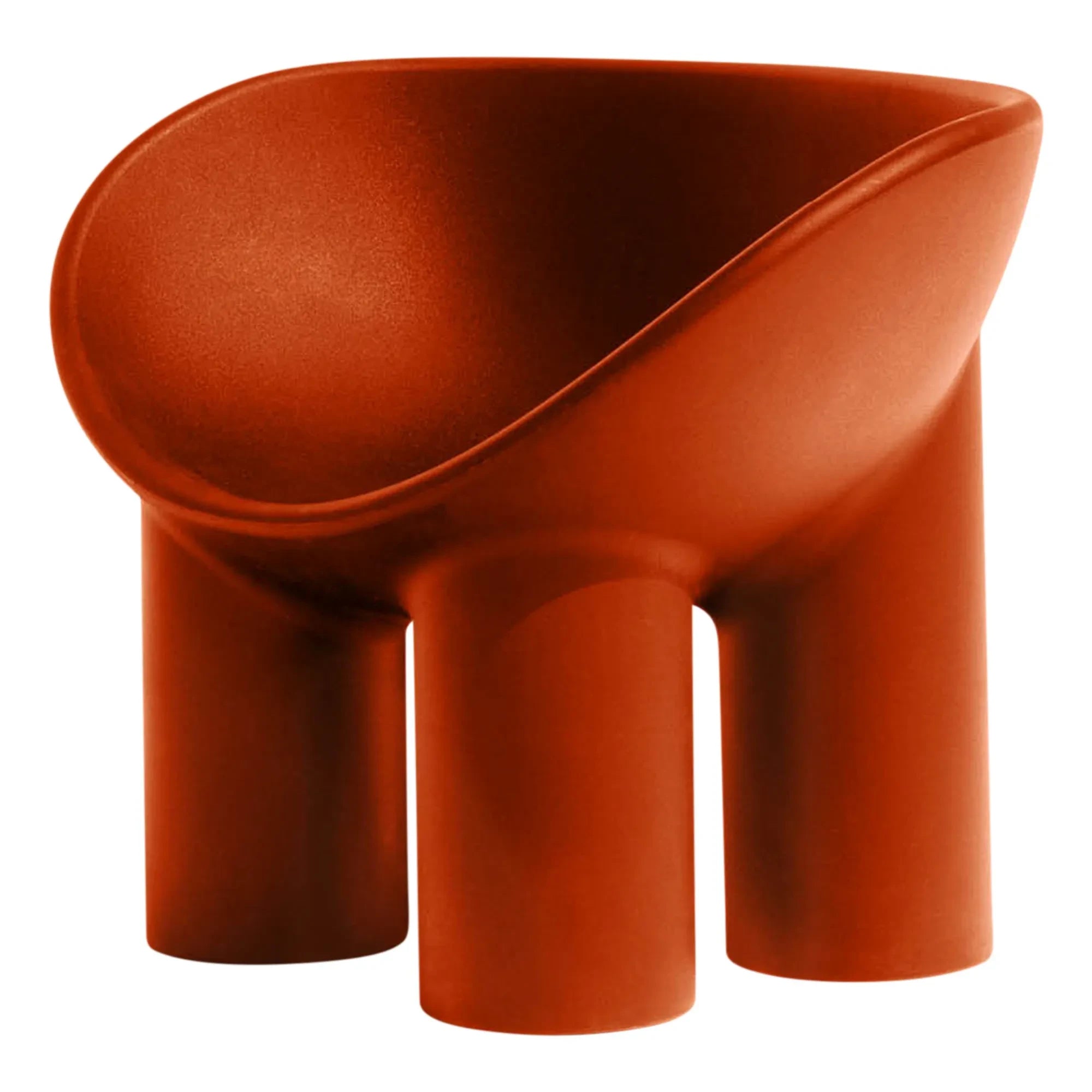 Driade - Sessel Roly Poly - Faye Toogood | Ziegelrot