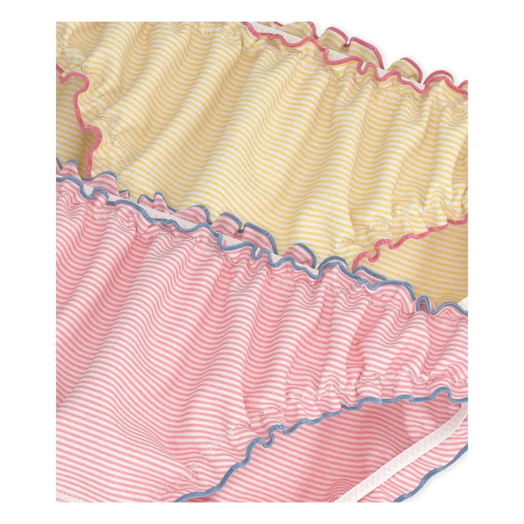 Petit Bateau - 2er Set Froufrou Bio-Baumwoll-Slips | Gelb