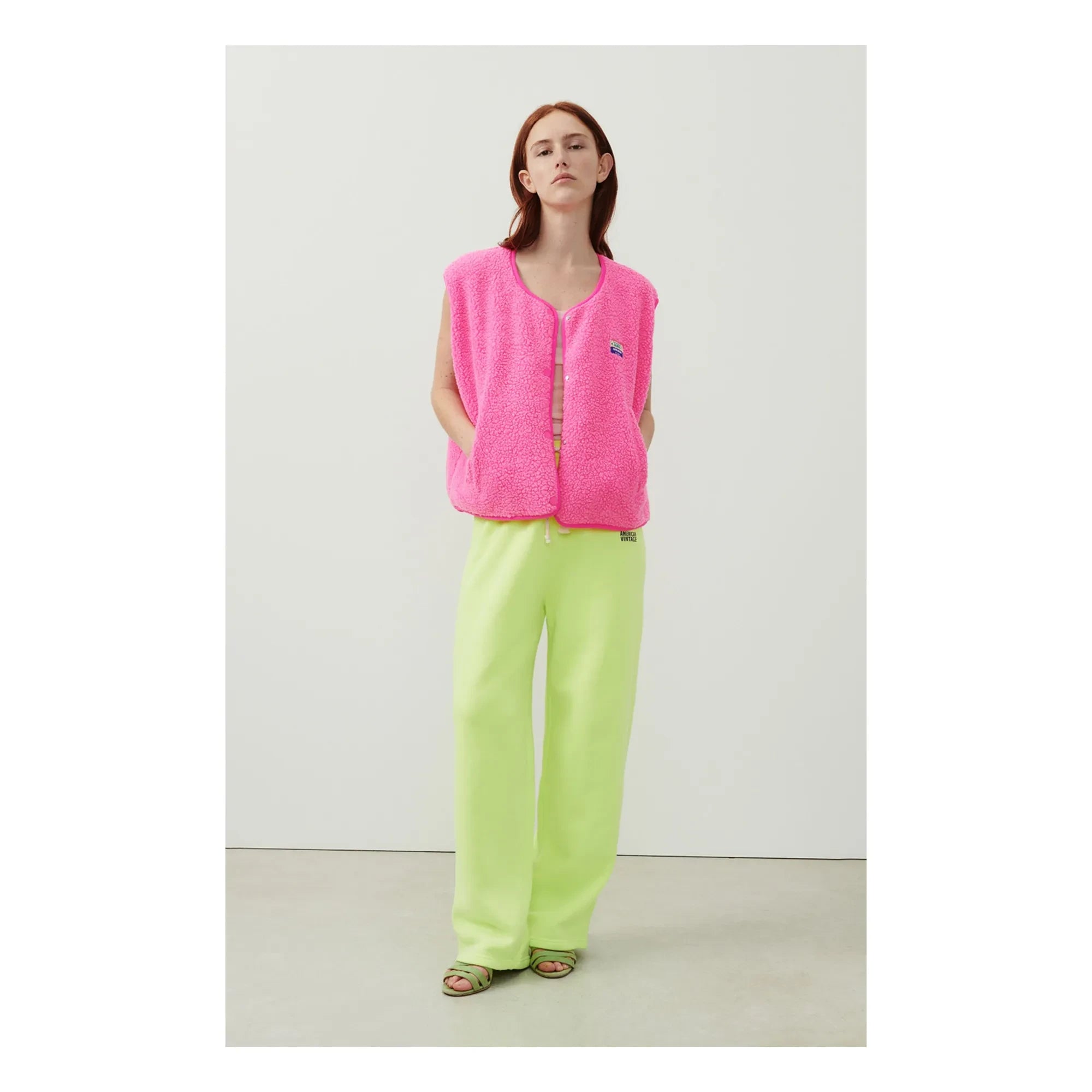 American Vintage - Hoktown Ärmellose Weste | Neonrosa