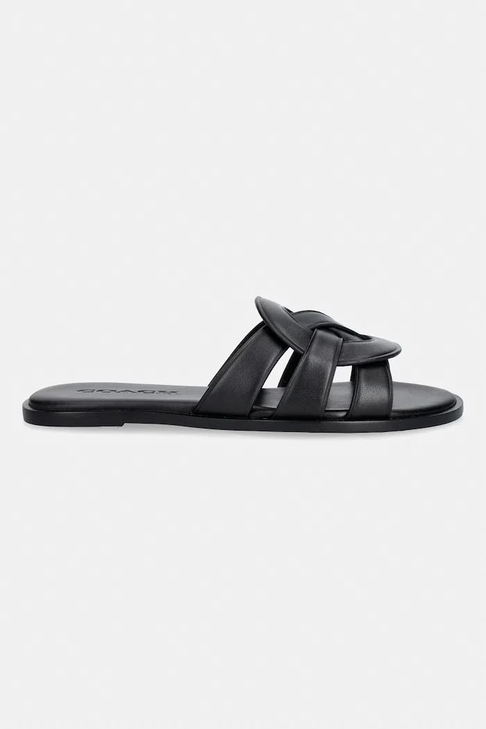 Coach Kadın Deri Lena Leather Slide Sandal