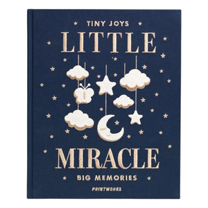 PrintWorks - Little Miracle Baby Fotoalbum | Nachtblau