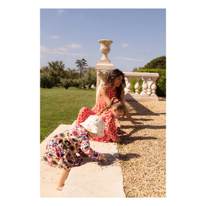 Paloma Collection - Mexico Flower Kleid - Kinderkollektion | Lila