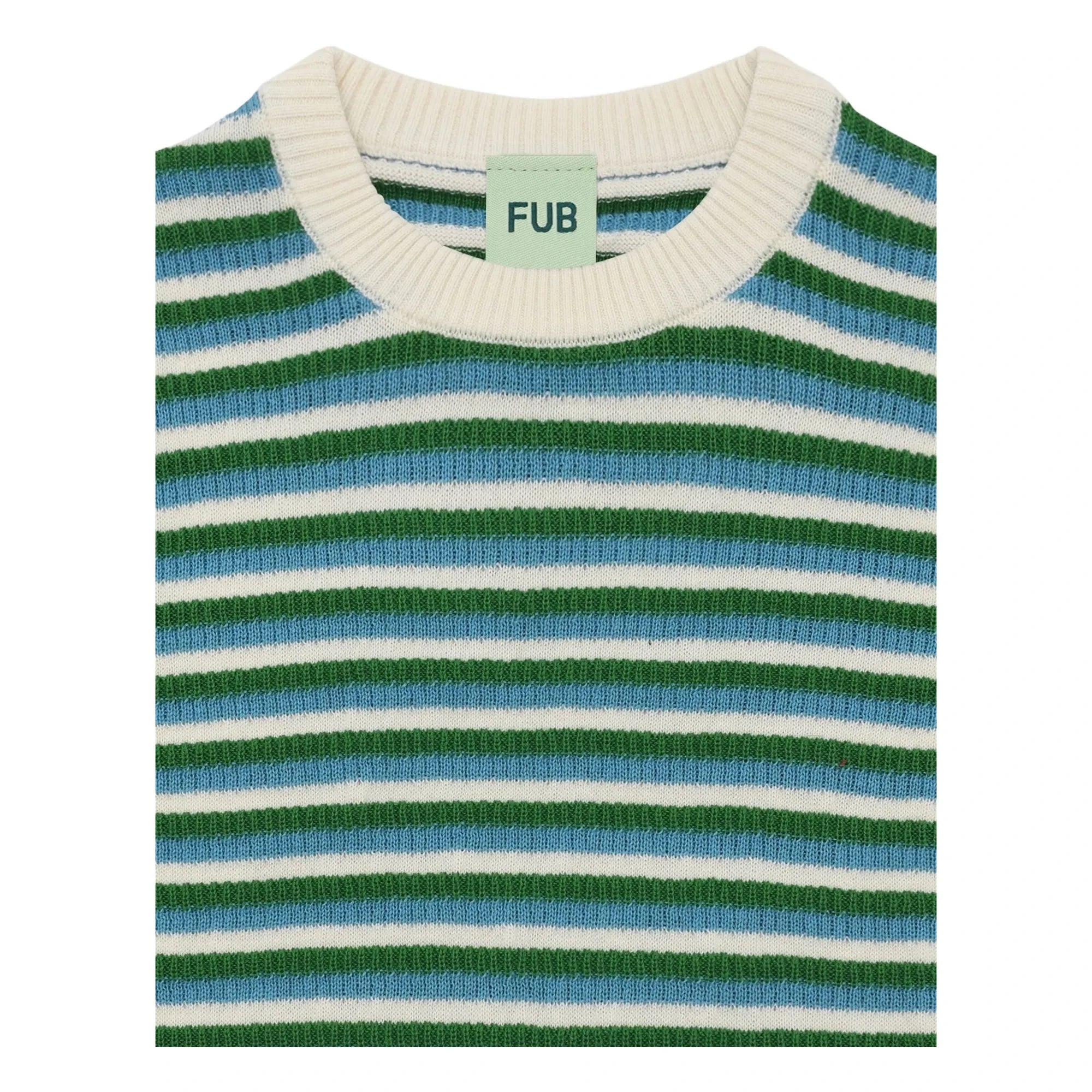 FUB - Bio-Baumwolle Feines Netzgewebe T-Shirt | Grün