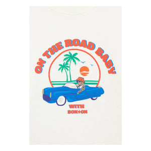 Bonton - Sweat Smile On The Road Molleton | Ecru