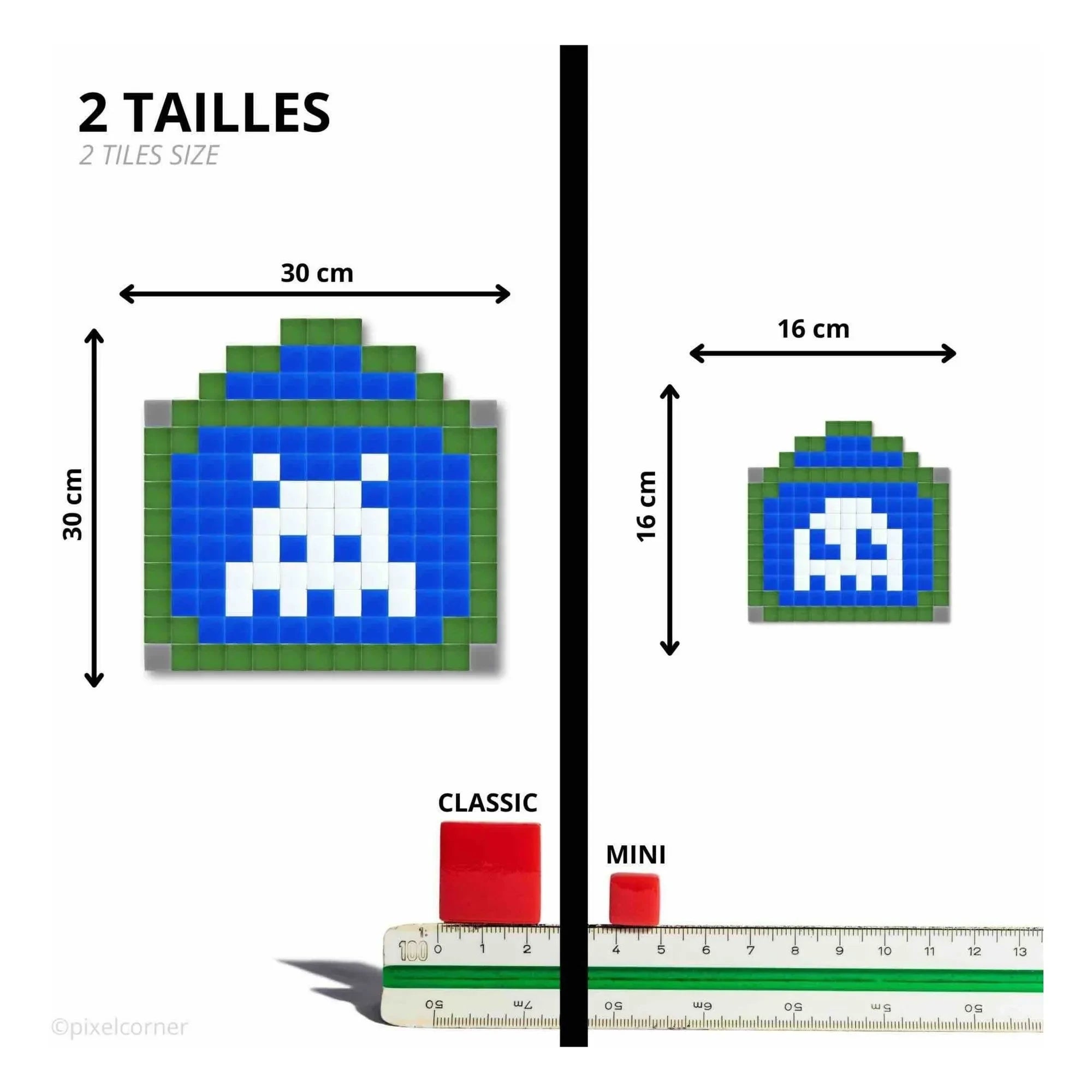 Pixel Corner - Pixel Art Kiti - Paris Sokağı | Mavi