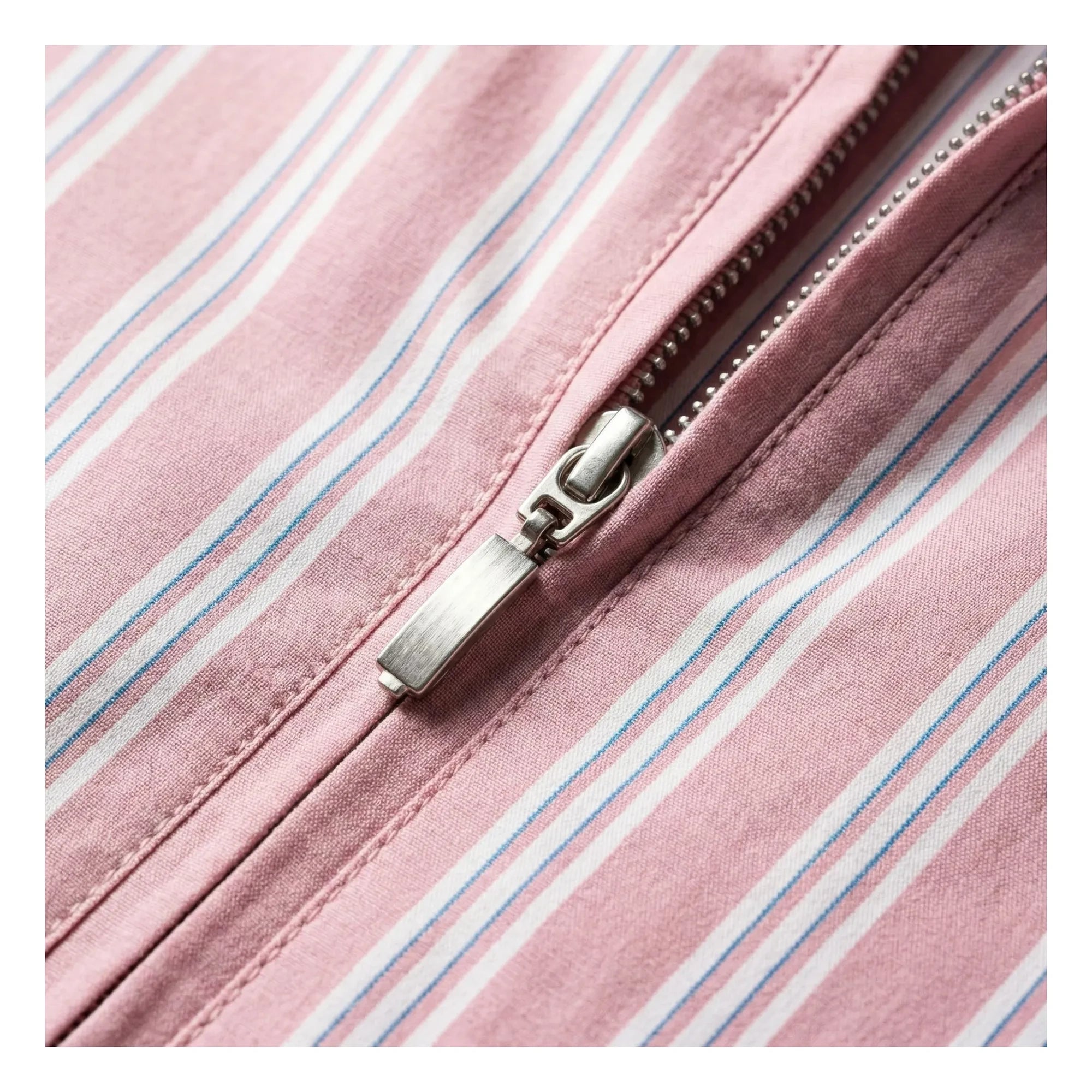 Smallable Kid - Noah Gestreifte Jacke | Puderrosa