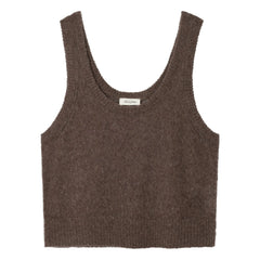 American Vintage - Bodyrow Camisole aus Kaschmir und Wolle | Braun