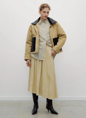 the new society - Flint Jacke aus Bio-Baumwolle | Beige