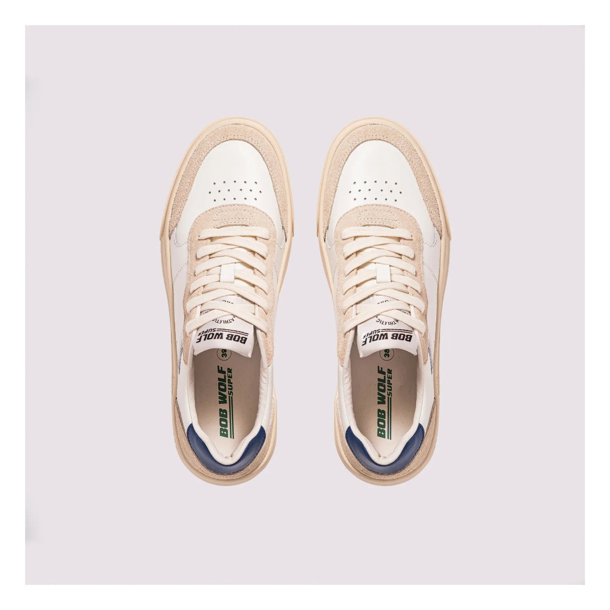 Bob Wolf - Legacy '76 Leder & Wildleder Sneakers | Sand