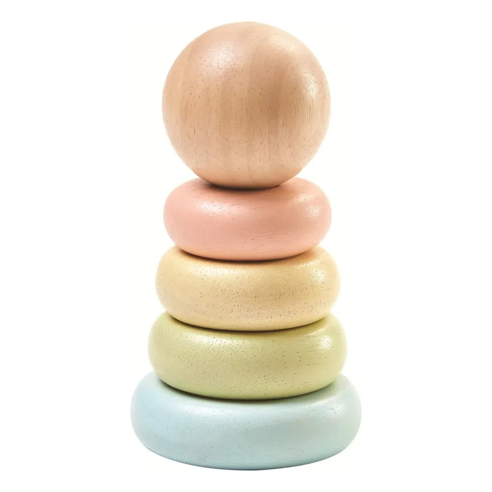 Plan Toys - Pastell-Stapelringe
