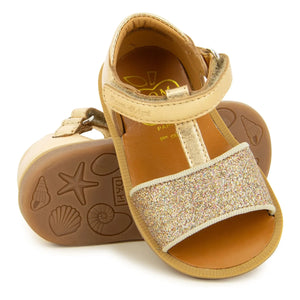 Pom d'Api - Poppy Easy Glitter Sandalen | Gold