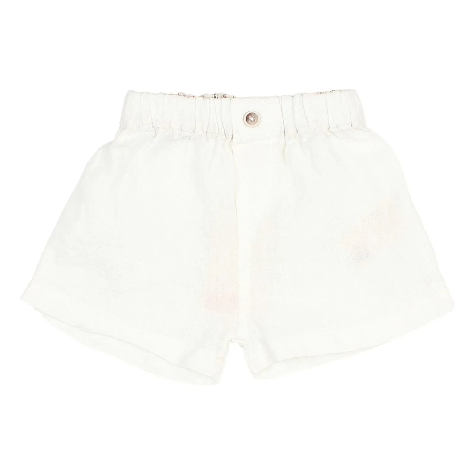 Búho – Leinen-Shorts | Weiß