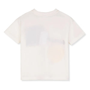 Wynken - Geometrisches T-Shirt Bio-Baumwolle | Ecru