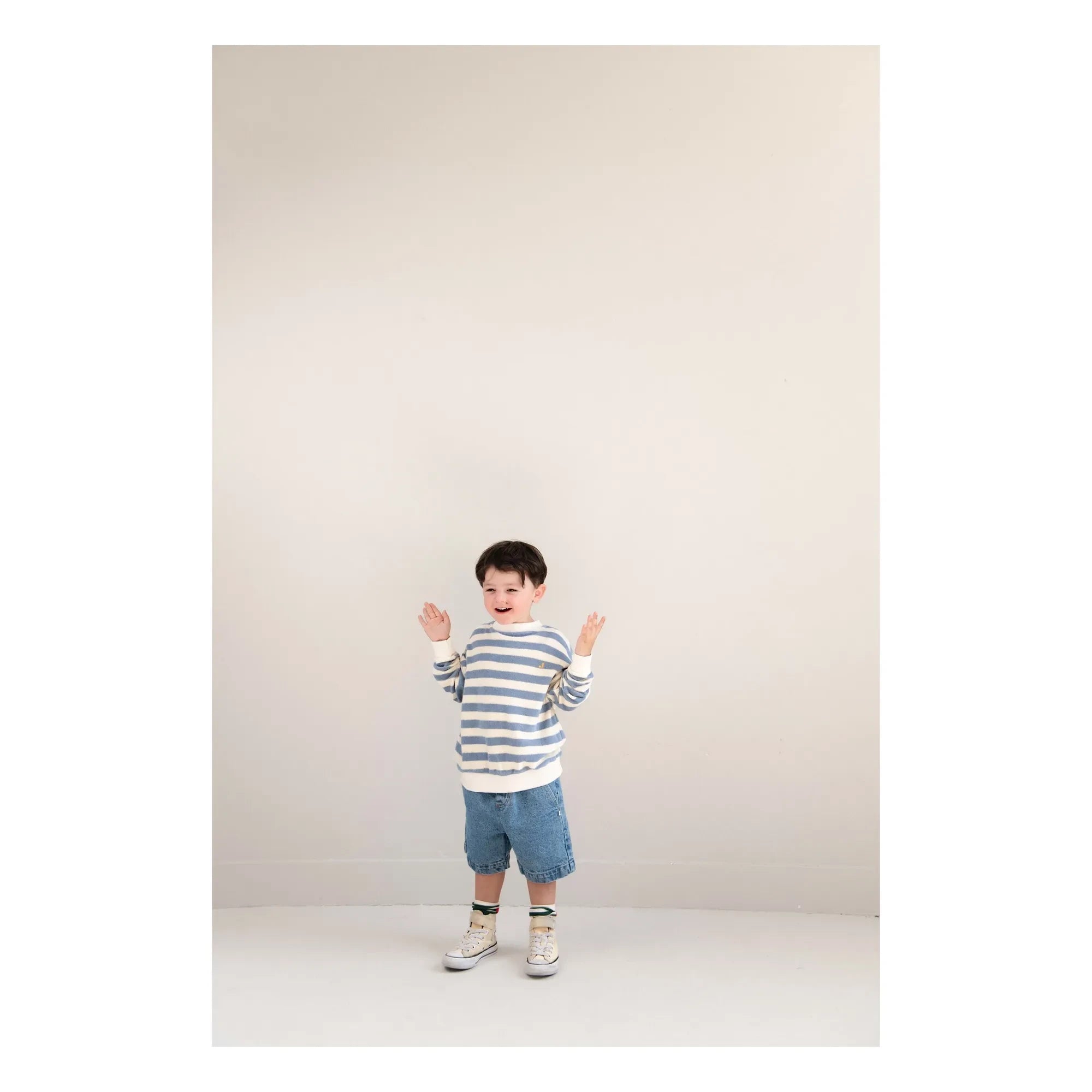 Jenest - Kay Gestreiftes Sweatshirt aus Bio-Baumwolle | Blau