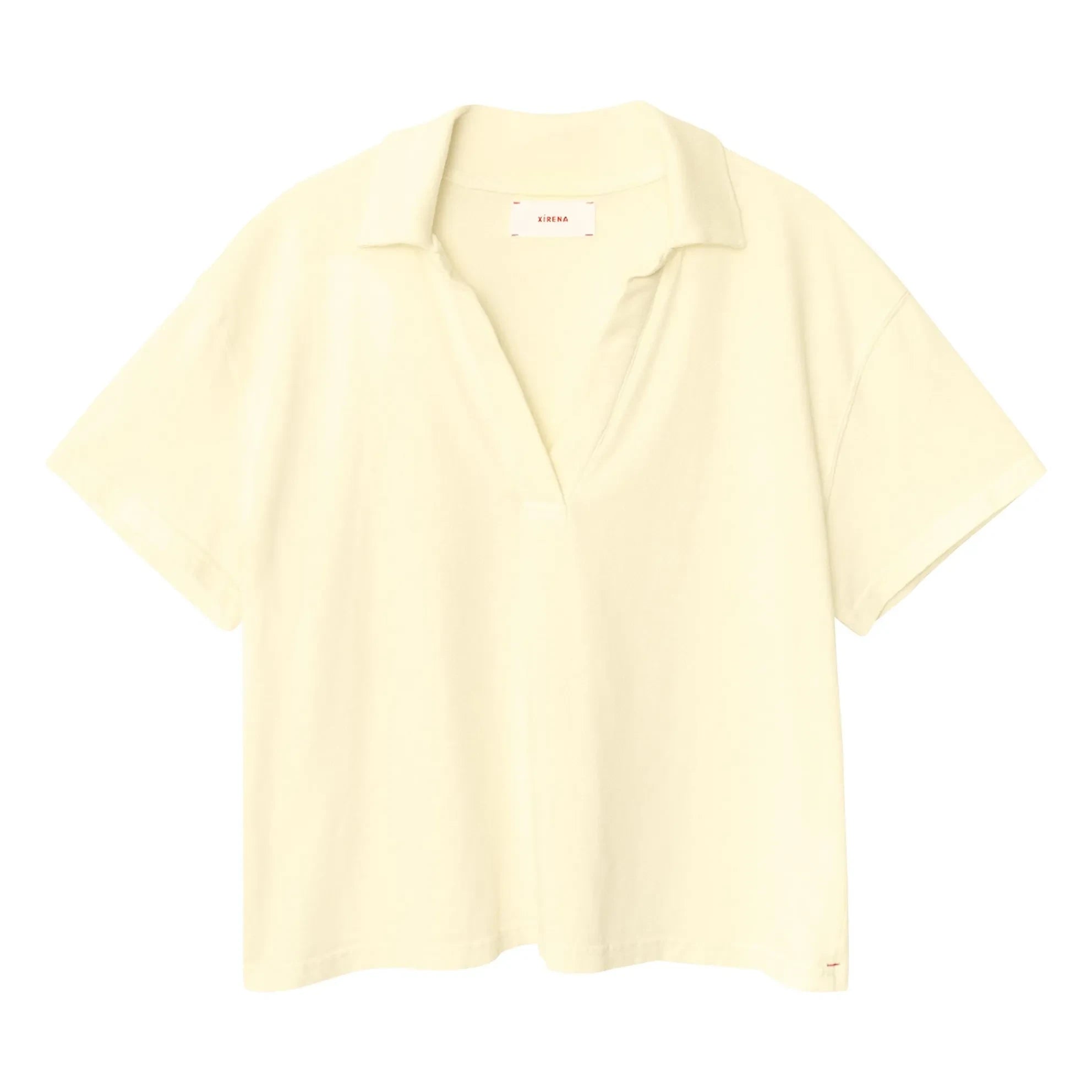 Xirena – Spencer Baumwoll-T-Shirt | Sand