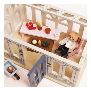 Le Toy Van - Veranda und Gemüsegarten für ein Puppenhaus
