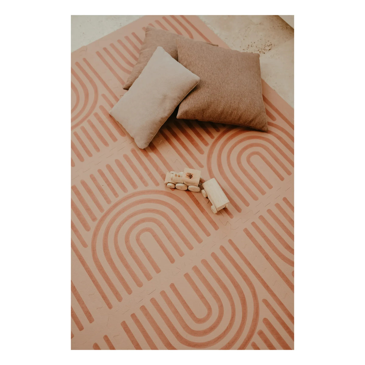 Toddlekind - Lineare modulare Spielmatte | Camel