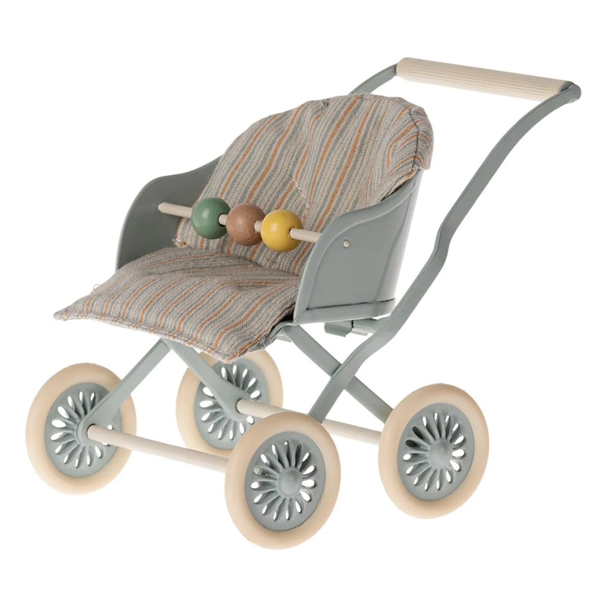 Maileg - Puppenwagen | Grau-Blau