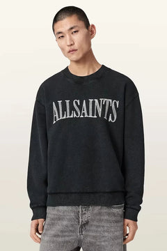 AllSaints erkek pamuklu sweatshirt DASH
