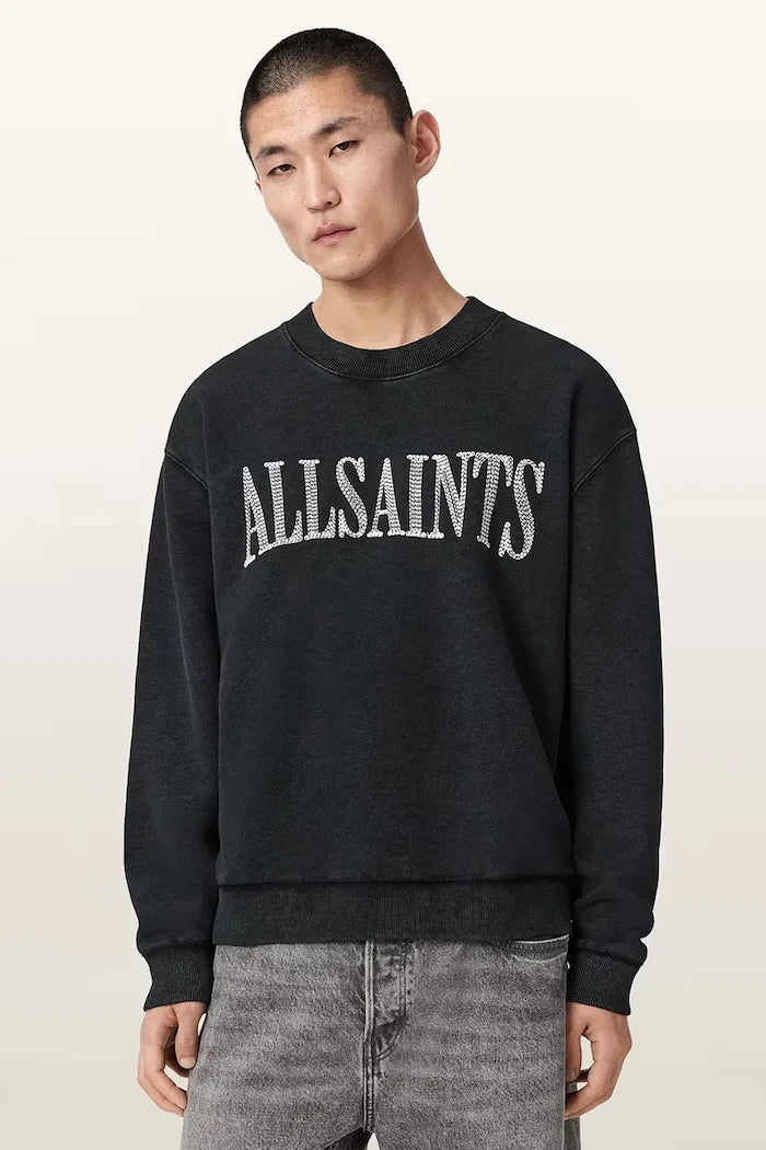 AllSaints erkek pamuklu sweatshirt DASH
