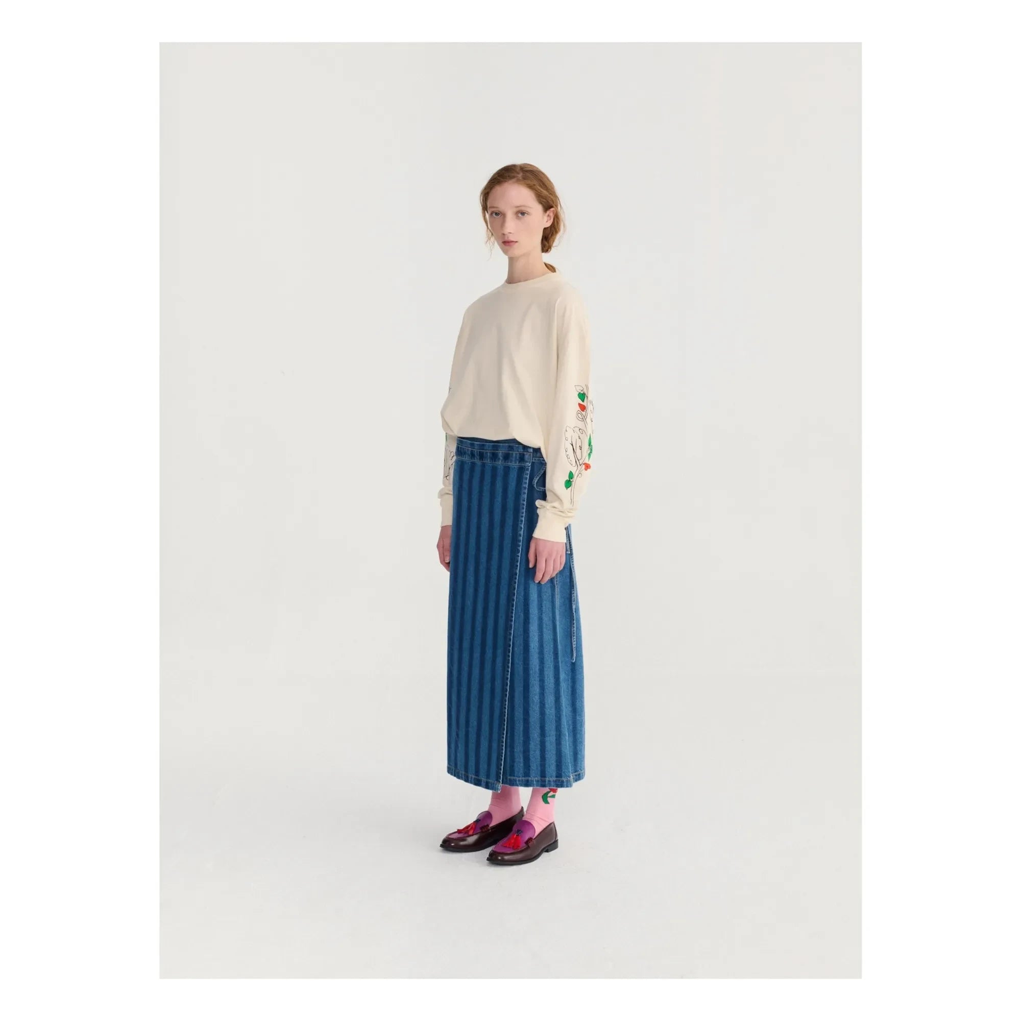 Bobo Choses - Denim Bio-Baumwoll-Rock | Blau