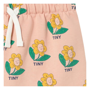 Tinycottons - Rock aus Bio-Baumwolle mit Blumenmuster | Rosa