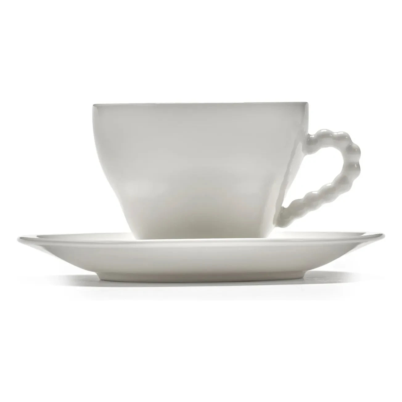 Serax - Perle Fine Tasse und Unterteller, Wouters & Hendrix - 2er-Set | Weiß