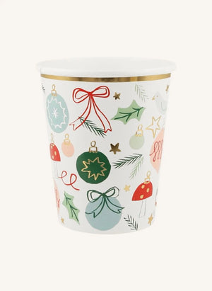 Meri Meri - Weihnachtsbecher - 8er Set