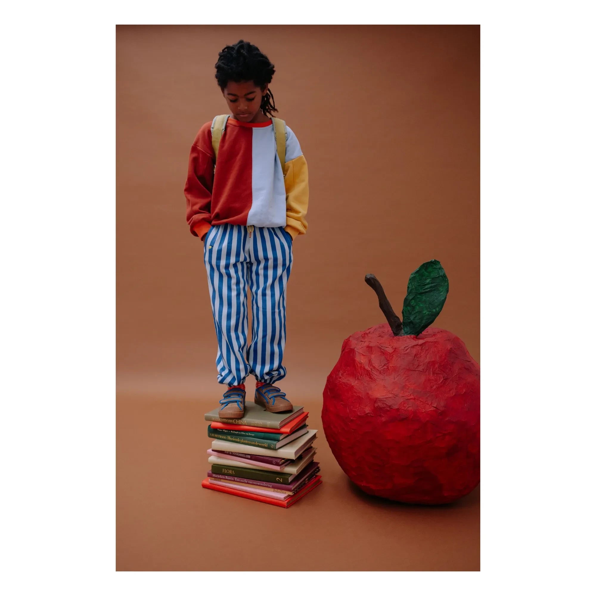 Sticky Lemon - Patch-Detail Sticky Lemon Pullover | Orange Rouille
