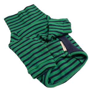 The Furry Folks - Gestreifter Pullover | Grün
