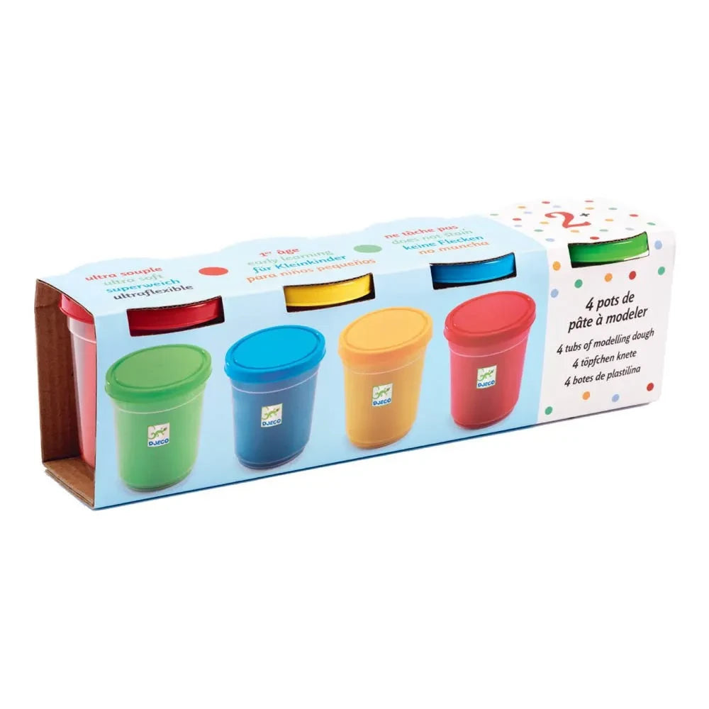 Djeco - Modelliermasse - 4er Set