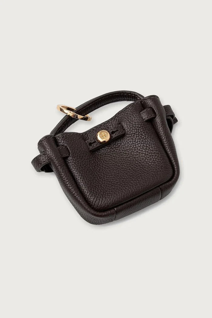 Tory Burch Romy deri kadın anahtarlık