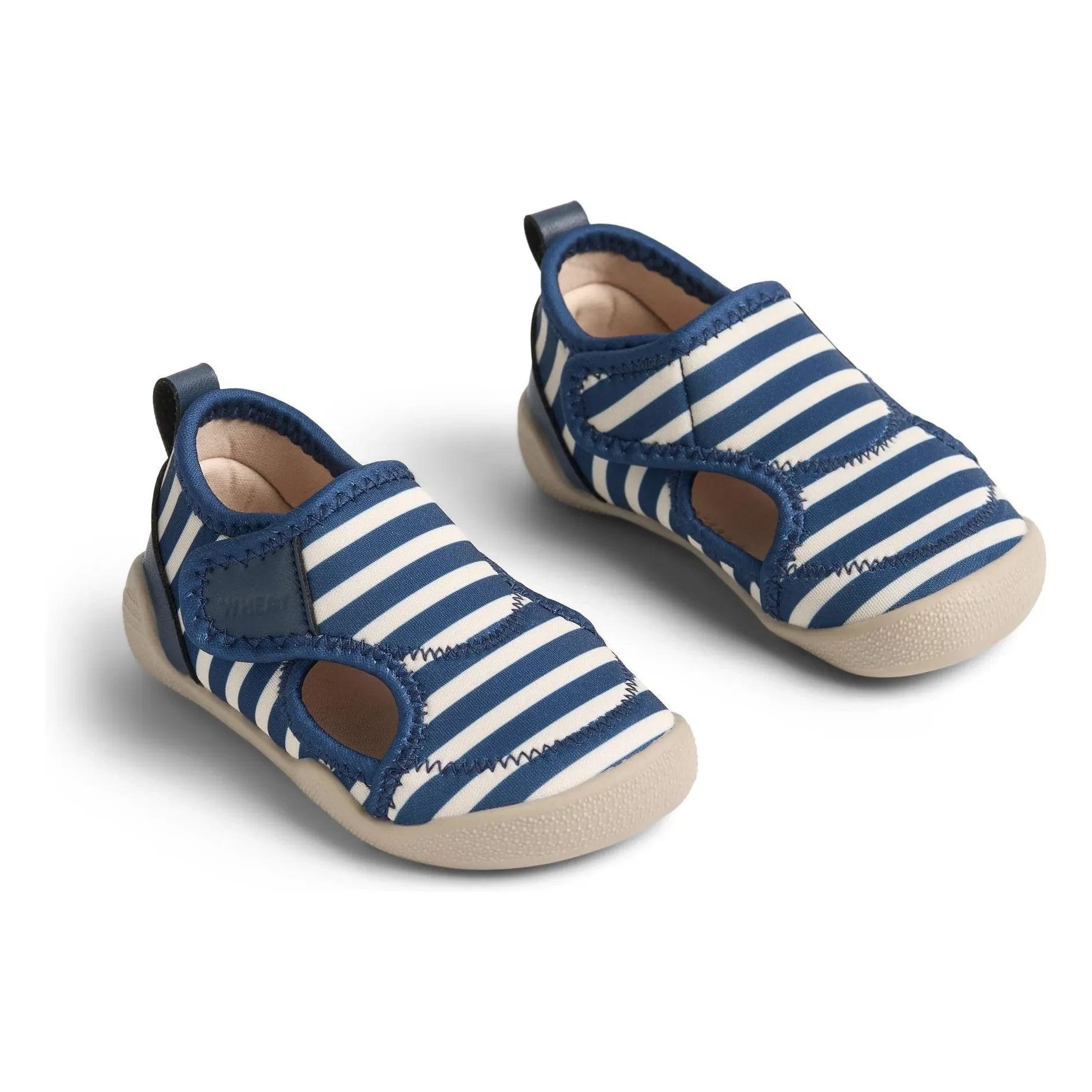 Wheat - Gestreifte Spiral-Badeschuhe | Blau