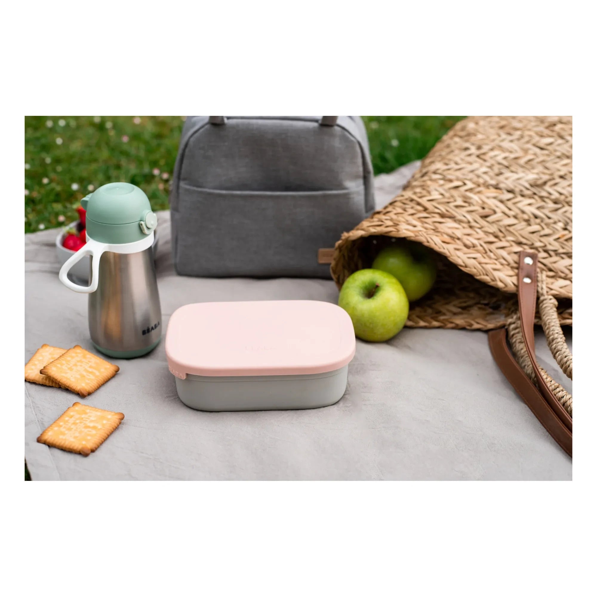 Béaba - Isolierte Lunchbox | Puderrosa
