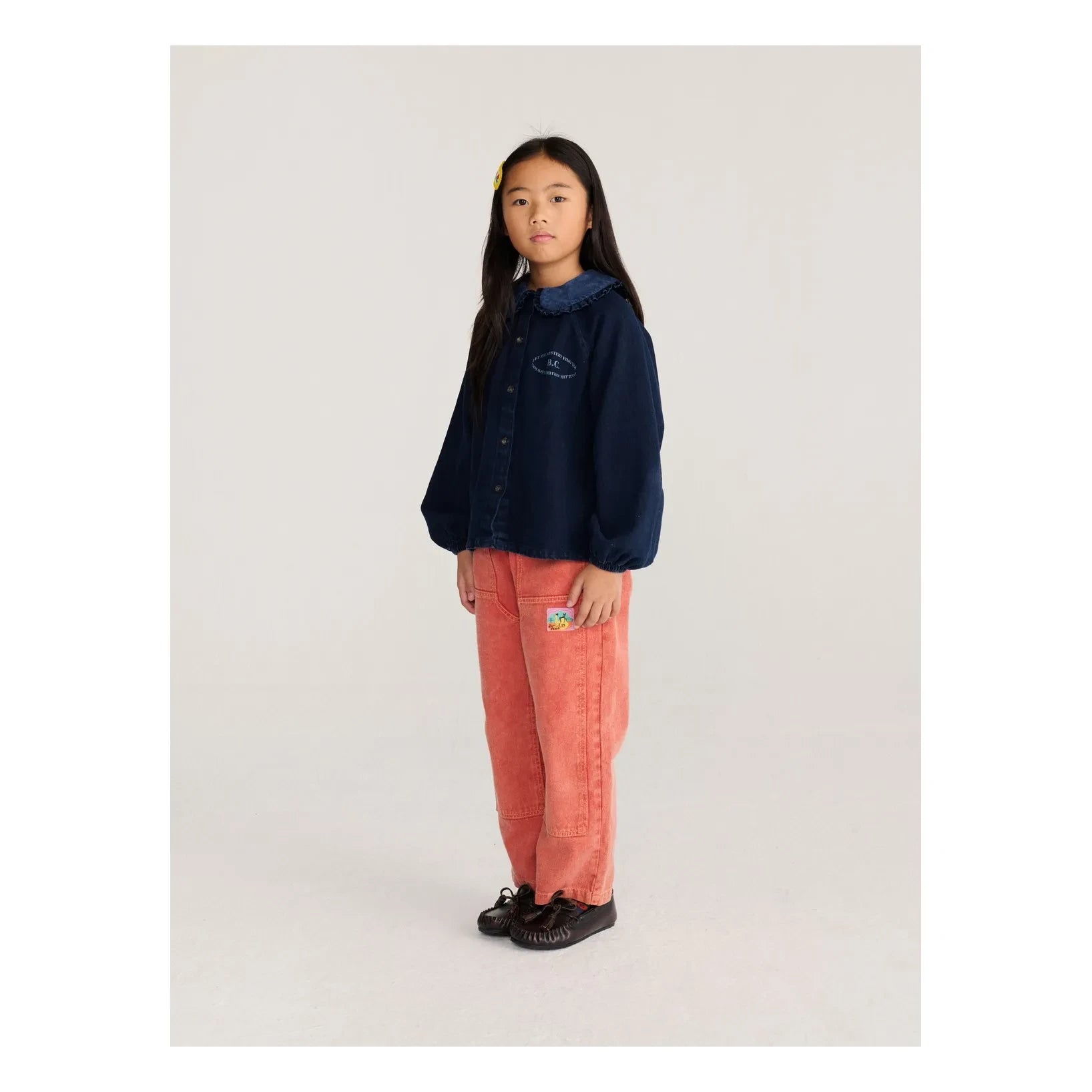 Bobo Choses - Bluz Denim Geri Dönüştürülmüş Pamuk | Koyu Mavi
