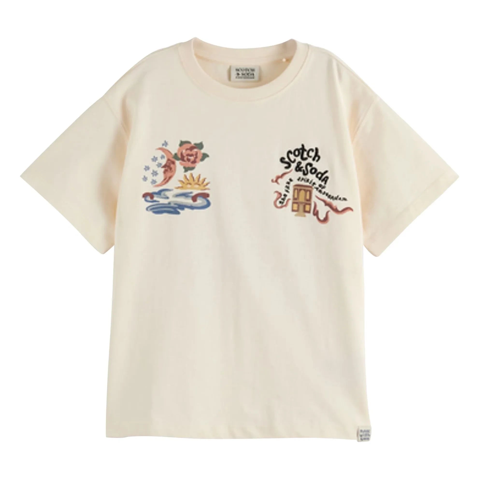 Scotch & Soda - 40 Jahre Jubiläums-T-Shirt | Ecru